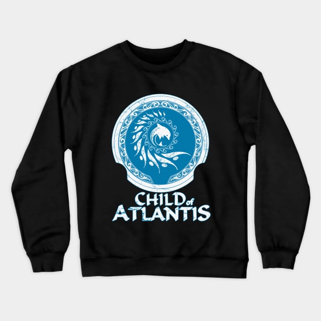 Child of Atlantis Crewneck Sweatshirt by NicGrayTees